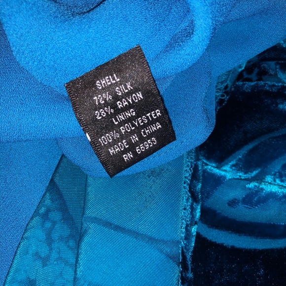 Beautiful TRIO NY Turquoise Slip Dress - Picture 5 of 9